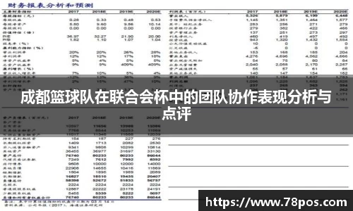 成都篮球队在联合会杯中的团队协作表现分析与点评